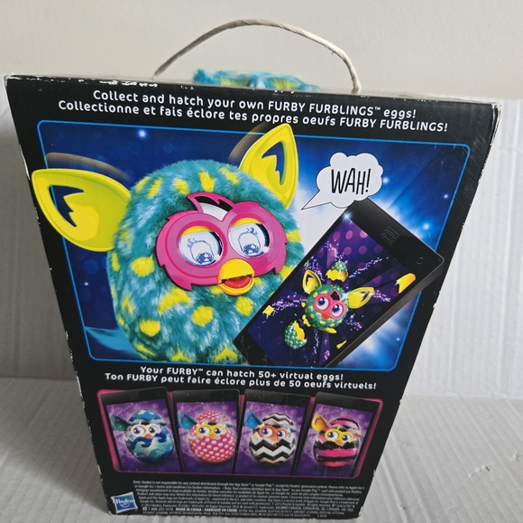 Furby Boom Green 2013 Hasbro Peacock Electronic Pets - Picture 8 of 11